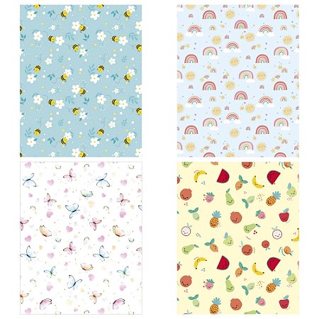 Papel Presente 70x100cm Baby To Tilibra Sortido - Papelaria Capital