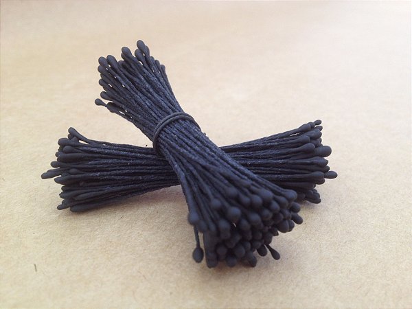 Pistilo Duas Pontas Preto Cabo Barbante Preto