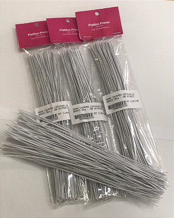 Arame Galvanizado Encapado com Fio 100% Algodão Espessura 23