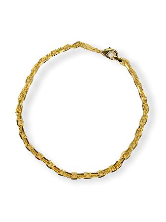 Pulseira Tijolinho Réplica Folheado Ouro18k