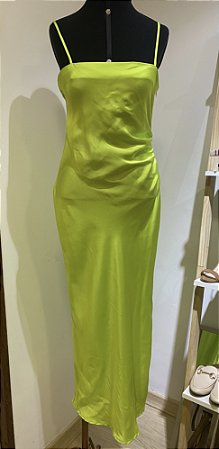 Vestido Zara Cetim P #reuse