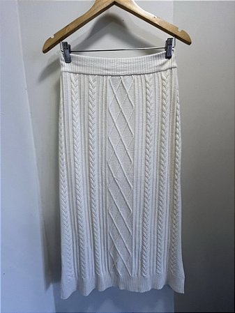 Saia Maria Filó Tricô P #reuse