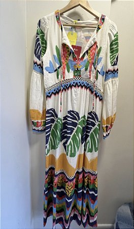 Vestido Cropped Bosque Colorido Farm G #use