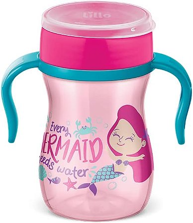 Copo 360º Super Evolution 240ml Rosa