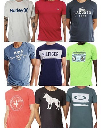 Camisetas masculinas primeira linha atacado Clearance