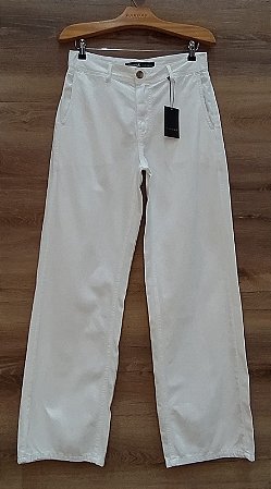 $69,90 UNIT / CALÇA WIDE LEG COLOR BOLSO FACA BRANCA/ GRADE: 36/1  38/2  40/2  42/2  44/2  46/1= 10 PEÇAS
