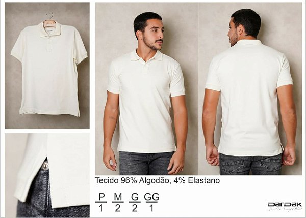 $39,90 UNIT / CAMISA POLO MASCULINA /  OFF / GRADE: P/1  M/2  G/2  GG/1= 6 PEÇAS