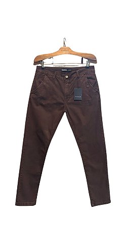 $77,90 UNIT/ CALCA MASCULINO SARJA /ALFAIATARIA MARRON  / GRADE : 40/1 42/3 44/2 46/2 48/1= 9 PEÇAS