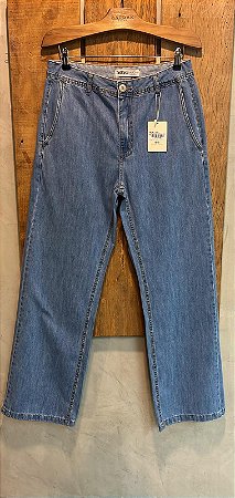 $69,90 UNIT /CALÇA WIDE LEG ALFAIATARIA LAVAGEM MEDIA  / GRADE:36/1 38/3  40/2 42/2 44/2 46/1 =11 PEÇAS