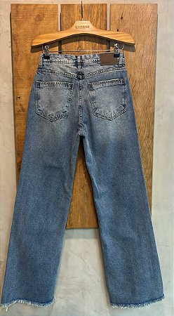 $69,90 UNIT / CALÇA WIDE LEG DIRTY  BARRA A FIO / GRADE : 36/1 38/2 40/2 42/2 44/2 46/1=10 PEÇAS