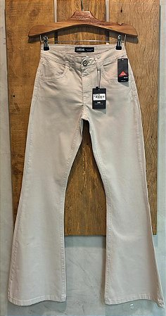 $75,90 /UNIT / CALÇA FLARE COLOR MARROM /GRADE: 36/1 38/1 40/4 42/2 44/2 46/1=11 PEÇAS