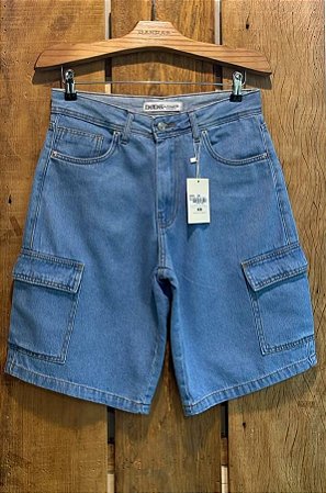 $64,90 UNIT /BERMUDA JORTS CARGO LAVAGEM CLEAR / GRADE: 36/1 38/2 40/2 42/2 44/2 46/1=10 PEÇAS
