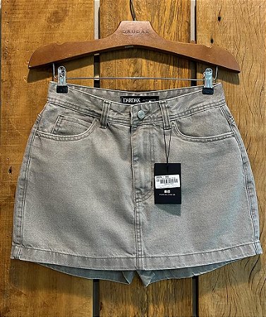 $69,90 UNIT/ SHORTS SAIA TRINCADO OLOR/CINZA /GRADE: 36/1 38/2 40/2 42/2 44/1=8 PEÇAS