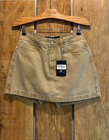$69,90 UNIT/ SHORTS SAIA TRINCADO OLOR/ AMARELO /GRADE: 36/1 38/2 40/2 42/2 44/1=8 PEÇAS