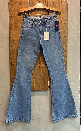 $74,90 UNIT /CALÇA FLARE BASICA LAVAGEM MEDIA/GRADE:36/1 38/2 40/2 42/2 44/2 46/1=10 PEÇAS