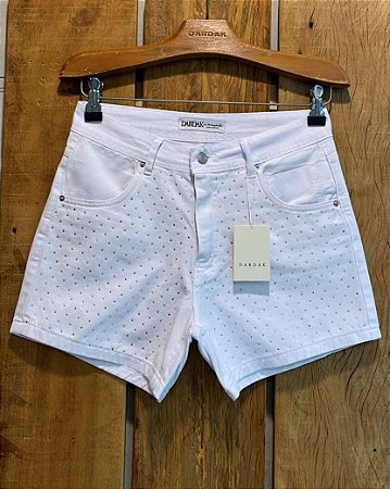$64,90 UNIT/ SHORTS BRANCO COM STRASS FULL/GRADE:36/1 38/2 40/2 42/2 44/2 46/1=1O PEÇAS