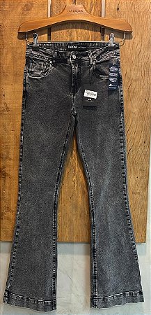 $74,90 UNIT /CALÇA BOOTCUT BLACK MARMORIZADO/GRADE:36/1 38/2 4/3 42/2 44/2 46/1=11 PEÇAS