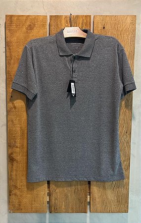 $ 39.90 UNIT /CAMISA POLO MASCULINA / CINZA ESCURO / GRADE: P/1 M/2 G/2 GG/1= 6 PEÇAS