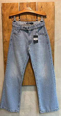 $79,90 UNIT / CALÇA WIDE LEG COM CINTO / GRADE: 36/1 38/2 40/2 42/2 44/1= 8 PEÇAS