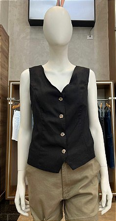 $63,90 UNIT /COLETE FEMENINO LINHO EKO /COLOR PRETO/GRADE:P/1 M/2 G/2 GG/1=6 PEÇAS