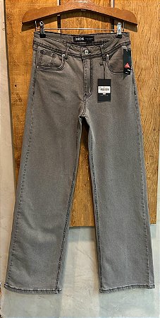 $69,90 UNIT/ CALÇA WIDE LEG COM STRETCH / GRAY /GRADE: 36/1 38/2 40/3 42/2 44/2 46/1 =11 PEÇAS