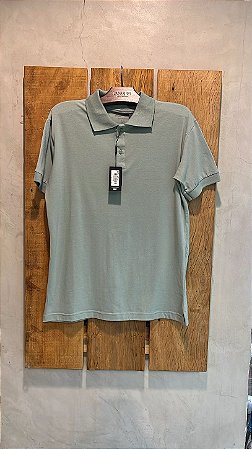 $39,90 UNIT / CAMISA POLO MASCULINA /VERDE MENTA / GRADE: P/1 M/2 G/2 GG/1= 6 PEÇAS