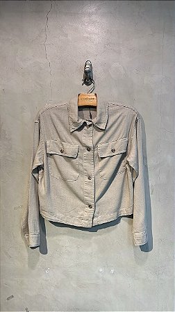 $69,90 UNIT /CAMISA LINHO FEMENINA/ BEGE / GRADE: P/1 M/2 G/2 GG/1 =6 PEÇAS