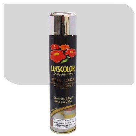 Spray Lukscolor Metalizada Cromado 350 ml