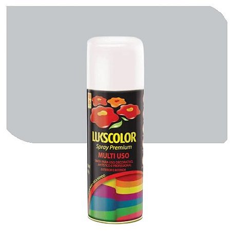 Spray Lukscolor Metalizada Prata Exterior  350 ml