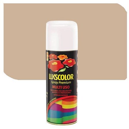 Spray Lukscolor Multiuso Bege Brastemp Brilhante  400 ml