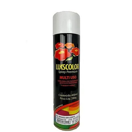 Spray Lukscolor Multiuso Branco  400 ml