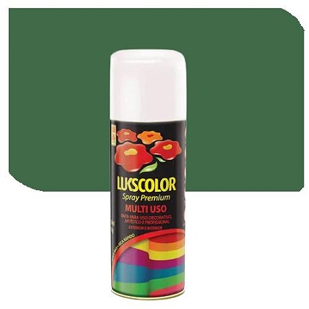 Spray Lukscolor Multiuso Verde Folha Brilhante  400 ml