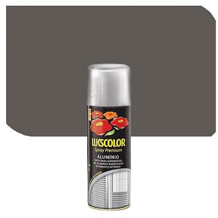 Spray Lukscolor Alumínio Bronze Escuro 350 ml