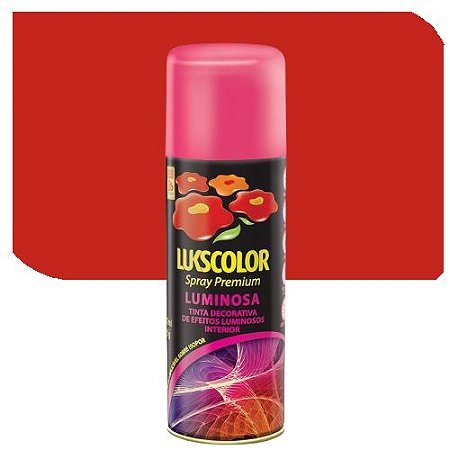 Spray Lukscolor Luminosa Vermelho 350 ml