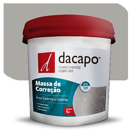 Massa de Correção Dacapo Rap Flex 5 Kg