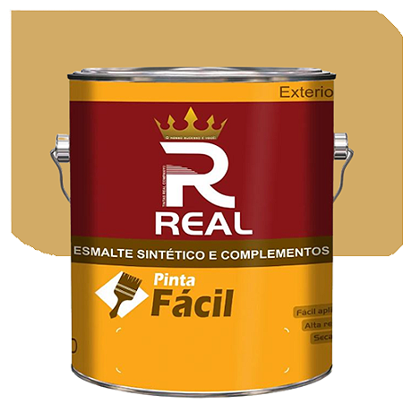 Tinta Esmalte Real Metalizado Ouro Antigo 3,6 Litros