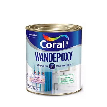 Catalisador Amida Coral Para Massa Epoxi 0,9L