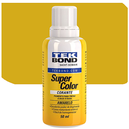 Corante Líquido Tekbond Super Color Amarelo 50ML