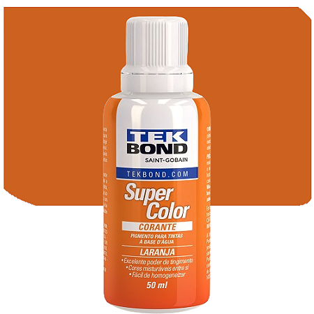 Corante Líquido Tekbond Super Color Laranja 50ML