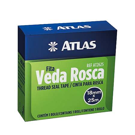 Fita Veda Rosca Atlas 18X25M AT2625