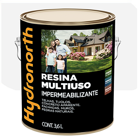 Resina Hydronorth Solvente Fosca Incolor 3,6 Litros