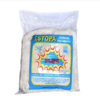 Estopa Branca Especial Para Uso Geral - 500g