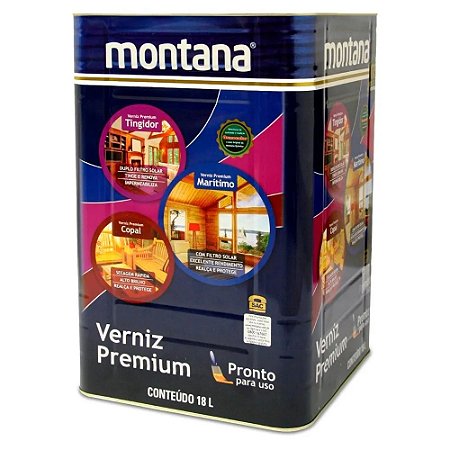 Verniz Montana Marítimo Acetinado Natural 18 Litros