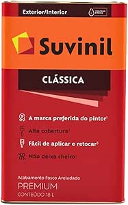 Tinta Látex Suvinil Clássica Fosco Palha 16 Litros