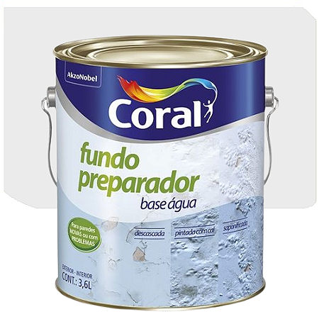 FUNDO PREPARADOR CORAL BASE ÁGUA 3,6 LITROS