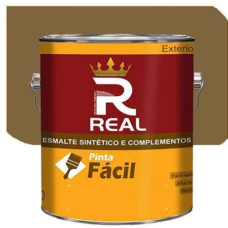 TINTA ESMALTE REAL METALIZADO MARROM BRONZE 3,6 LITROS