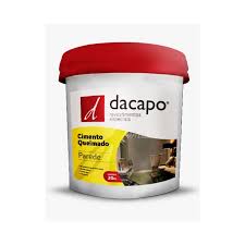 Cimento Queimado Dacapo Para Parede Concreto 25 Kg