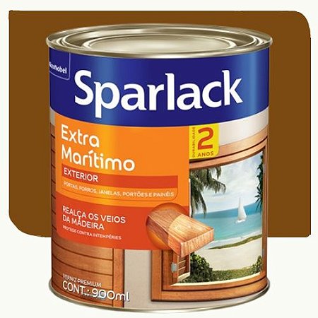Verniz Sparlack Extra Marítimo Brilhante Imbuia 0,9 Litros