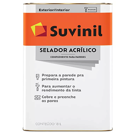 Selador Acrílico Suvinil 18 Litros