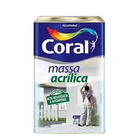 Massa Acrílica Coral Interior/Exterior 25 KG